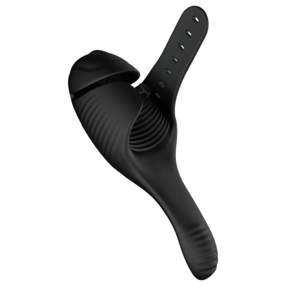 Lonely J-Bobbie - vibromasseur gland rechargeable 2 moteurs - noir