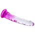 Solitaire Lance - gode à ventouse (violet-transparent)