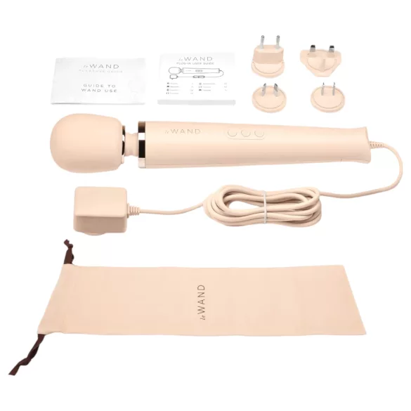 le Wand - vibromasseur de luxe secteur - massage puissant - beige