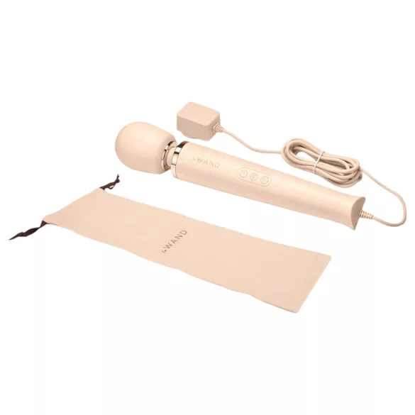 le Wand - vibromasseur de luxe secteur - massage puissant - beige