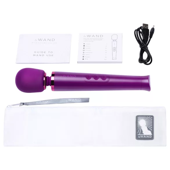 le Wand Petite - vibromasseur de luxe - compact - silicone violet