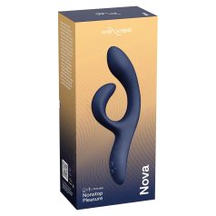   We-Vibe Nova 2 - vibromasseur rabbit connecté rechargeable - silicone bleu