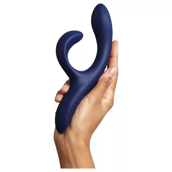 We-Vibe Nova 2 - vibromasseur rabbit connecté rechargeable - silicone bleu