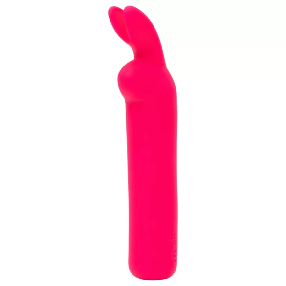 Happyrabbit - mini vibromasseur bullet lapin rechargeable - silicone rose