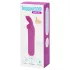 Happyrabbit - mini vibromasseur bullet oreilles de lapin - rechargeable violet