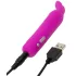 Happyrabbit - mini vibromasseur bullet oreilles de lapin - rechargeable violet