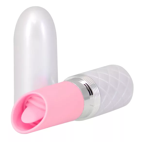 Pillow Talk Lusty - vibromasseur langue rechargeable - rose