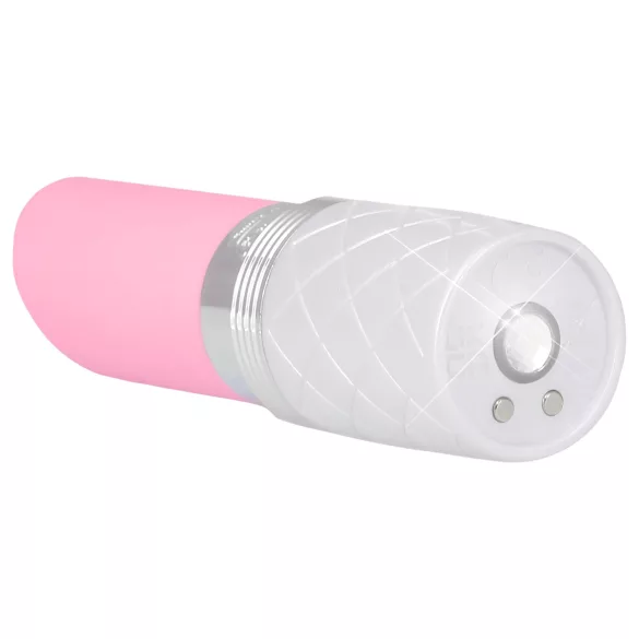 Pillow Talk Lusty - vibromasseur langue rechargeable - rose