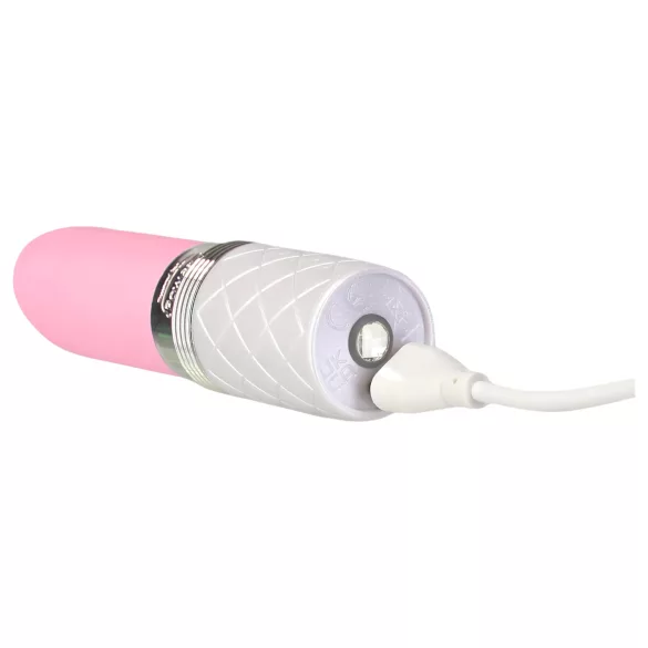 Pillow Talk Lusty - vibromasseur langue rechargeable - rose