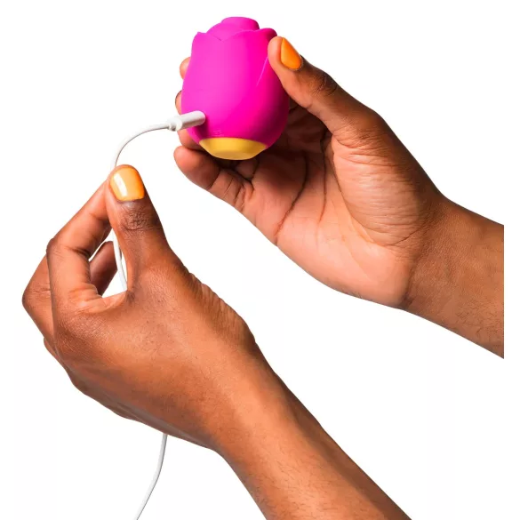 ROMP Rose - stimulateur clitoridien à ondes d'air - silicone rose