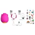 ROMP Rose - stimulateur clitoridien à ondes d'air - silicone rose