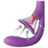 Fantasy For Her - Vibromasseur point G et clitoris 4 moteurs - silicone violet