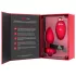 b-vibe heart - vibromasseur anal, sans fil, rechargeable (rouge)