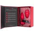b-vibe heart - vibromasseur anal, sans fil, rechargeable (rouge)