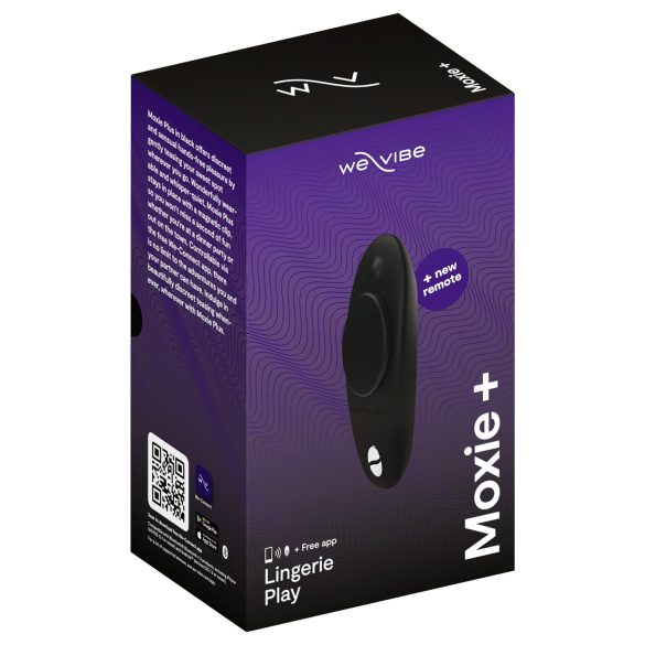 We-Vibe Moxie+ - stimulateur clitoridien connecté - noir