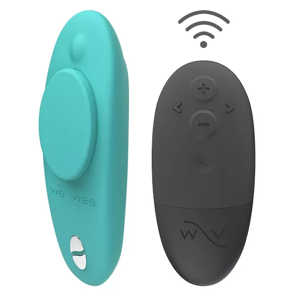 We-Vibe Moxie+ - stimulateur clitoridien connecté avec télécommande (turquoise)
