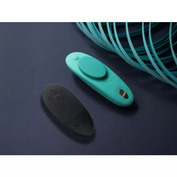 We-Vibe Moxie+ - stimulateur clitoridien connecté avec télécommande (turquoise)