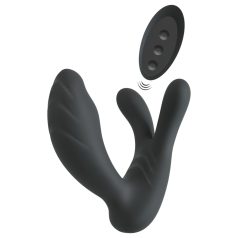   Smile - Vibro-masseur point G et prostate - télécommande - silicone noir