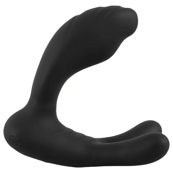 Smile - Vibro-masseur point G et prostate - télécommande - silicone noir