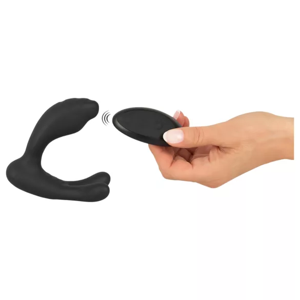 Smile - Vibro-masseur point G et prostate - télécommande - silicone noir