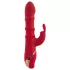 You2Toys - vibromasseur rabbit à anneau mobile - silicone rouge