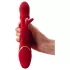 You2Toys - vibromasseur rabbit à anneau mobile - silicone rouge