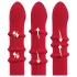 You2Toys - vibromasseur rabbit à anneau mobile - silicone rouge