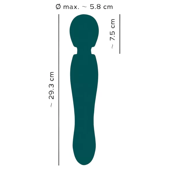 You2Toys Grande - vibromasseur rechargeable - silicone vert