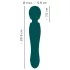You2Toys Grande - vibromasseur rechargeable - silicone vert