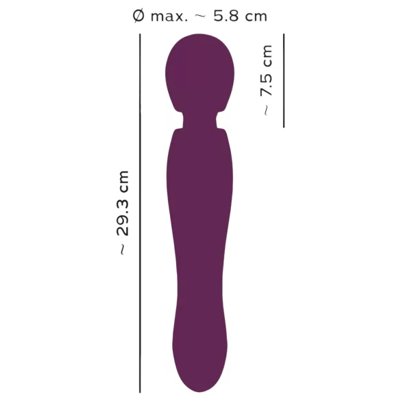 You2Toys Grande - vibromasseur rechargeable - silicone rouge
