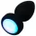 ANOS - plug anal vibrant lumineux - silicone noir