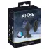 ANOS - plug anal vibrant lumineux - silicone noir