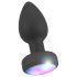 ANOS - plug anal lumineux vibrant (noir)
