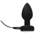 ANOS - plug anal vibrant lumineux - silicone noir