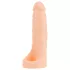 Realistixxx Double Fucker - gode anal vibrant strap-on (couleur chair)