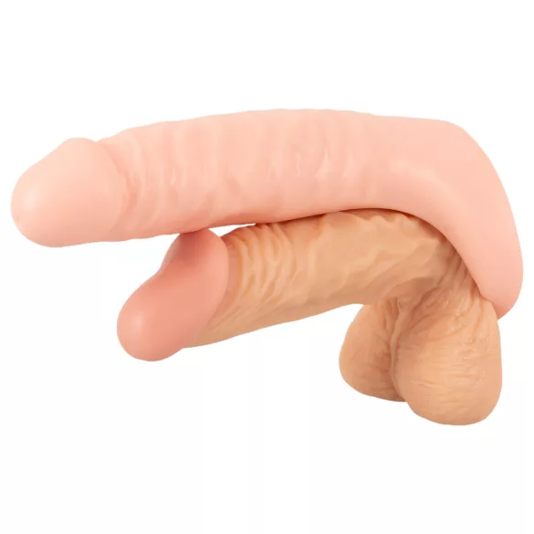Realistixxx Double Fucker - gode anal vibrant strap-on (couleur chair)