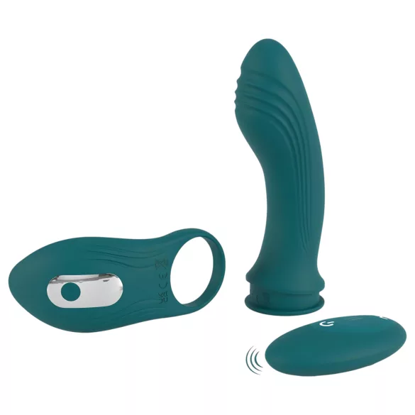 Couples Choice - Vibromasseur 3 en 1 pour couples - silicone turquoise