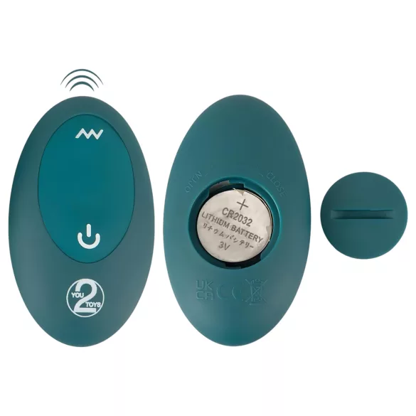 Couples Choice - Vibromasseur 3 en 1 pour couples - silicone turquoise