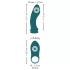 Couples Choice - Vibromasseur 3 en 1 pour couples - silicone turquoise