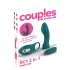 Couples Choice - Vibromasseur 3 en 1 pour couples - silicone turquoise