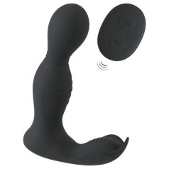   Rebel - vibromasseur prostate télécommandé 2 en 1 - silicone noir