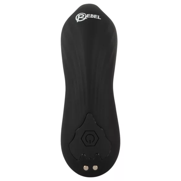 Rebel - vibromasseur prostate télécommandé 2 en 1 - silicone noir