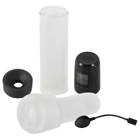 Mister Boner - pompe à pénis automatique rechargeable (noir‑transparent)