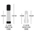 Mister Boner - pompe à pénis automatique rechargeable (noir‑transparent)