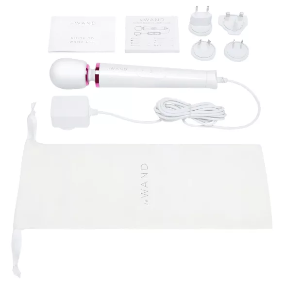 Le Wand - stimulateur plug-in - vibromasseur puissant filaire - blanc