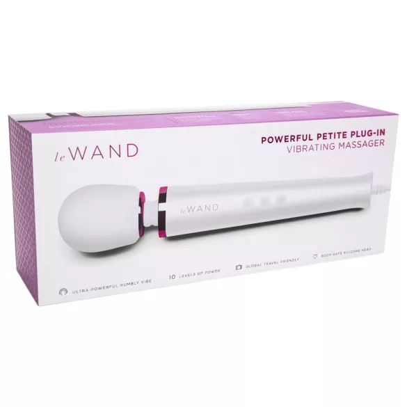Le Wand - stimulateur plug-in - vibromasseur puissant filaire - blanc