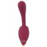 Javida - vibromasseur 2en1 langue stimulante - silicone rouge