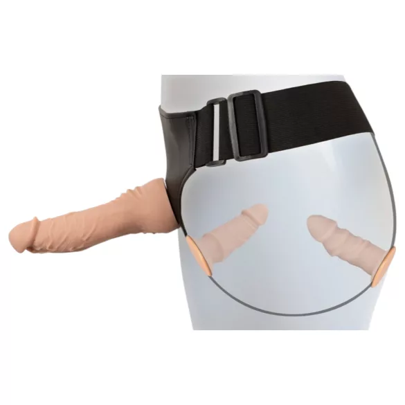 You2Toys - gode ceinture harnais - set complet - couleur chair