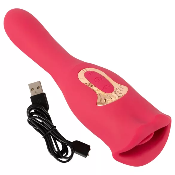 You2Toys - Vibromasseur 2‑en‑1 à langue (rose)