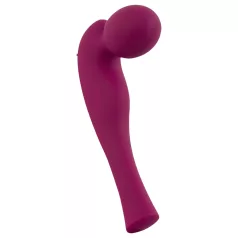 SMILE - Wand massant vibrant rechargeable - silicone rose